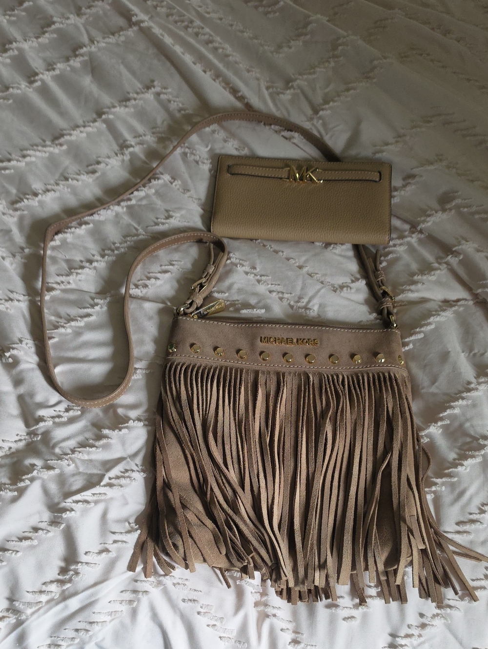 Mixhael Kors Set - Wallet + Fringe Purse